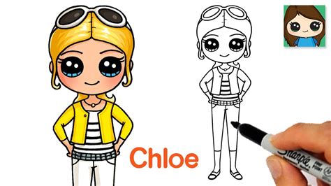 chloe drawing|how to draw chloe kim.